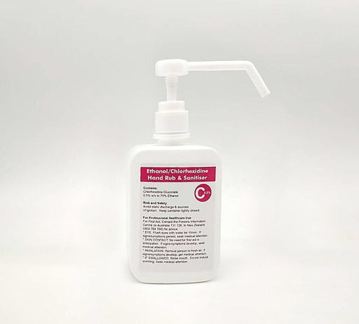 Ethanol/Chlorhexidine Hand Rub & Sanitiser 500mL - Distillery King Australia