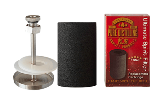 Filter Spindle Kit with Cartridge - Fits the Still Spirits EZ Filter - Distillery King Australia