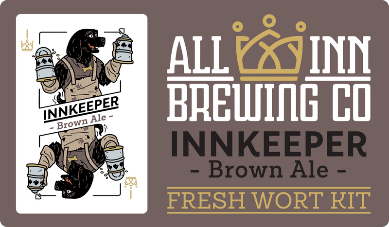 Fresh Wort & Extract Kits - InnKeeper Brown Ale - (All Inn Brewing Co.) - Distillery King Australia
