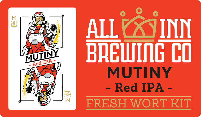 Fresh Wort & Extract Kits - Mutiny Red IPA - (All Inn Brewing Co) - Distillery King Australia