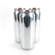Full Aperture Aluminium Disposable Beer Cans (Empty) Silver with B64 Lids - 207 Units x 500mL - Distillery King Australia