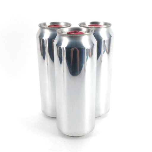 Full Aperture Aluminium Disposable Beer Cans (Empty) Silver with B64 Lids - 207 Units x 500mL - Distillery King Australia