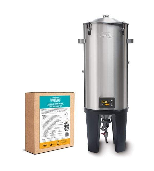 G30v3 STARTER PLUS BREWERY: Grainfather G30v3 + Counterflow Chiller Complete Brewery with Conical Fermenter PRO - Distillery King Australia