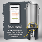 Grainfather Conical Fermenter PRO GF30 with Wireless Controller, Glycol Chiller GC2 & Conical Coat - Distillery King Australia