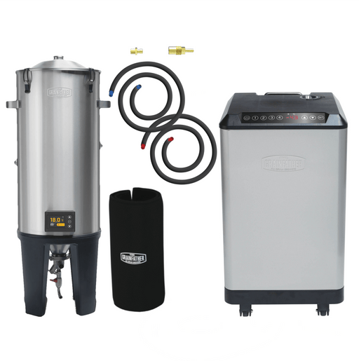 Grainfather Conical Fermenter PRO GF30 with Wireless Controller, Glycol Chiller GC4 & Conical Coat - Distillery King Australia