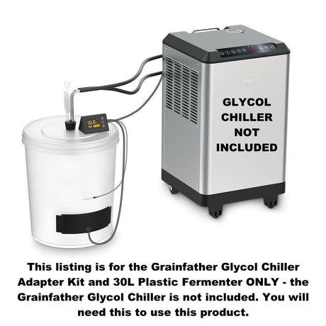 Grainfather Glycol Chiller Adapter Kit with 30L Total Volume Plastic Fermenter - Distillery King Australia