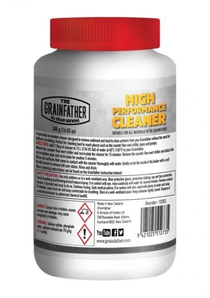 Grainfather High Performance Cleaner (500g) - Distillery King Australia