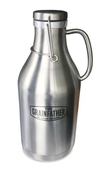 Grainfather Stainless Steel Swing Top Growler - 2L Capacity - Distillery King Australia