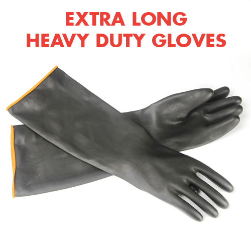 Heavy Duty Brewing Gloves - 55cm Long - Distillery King Australia