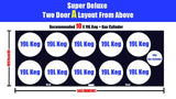 Kegmaster Commercial Kegerator SUPER DELUXE Two Door Commercial Kegerator - Distillery King Australia