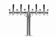 Kegmaster Commercial Kegerator SUPER DELUXE Two Door Commercial Kegerator - Distillery King Australia