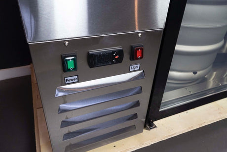 Kegmaster Commercial Kegerator SUPER DELUXE Two Door Commercial Kegerator - Distillery King Australia