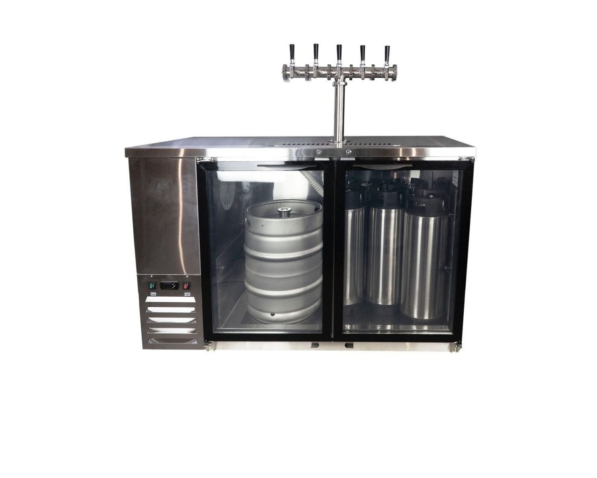 Kegmaster Commercial Kegerator SUPER DELUXE Two Door Commercial Kegerator - Distillery King Australia