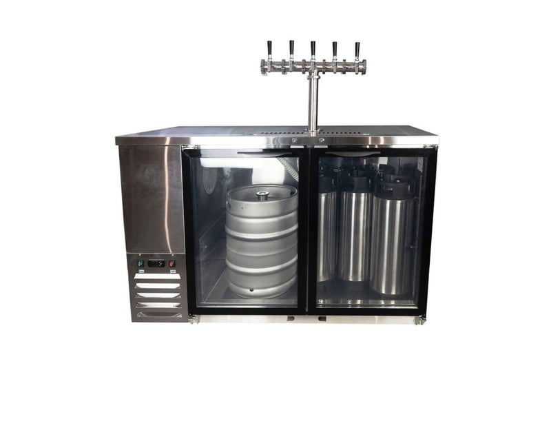 Kegmaster Commercial Kegerator SUPER DELUXE Two Door Commercial Kegerator - Distillery King Australia