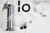 Kegmaster Kegerator DOUBLE Tap Stainless Steel FAST TAP Edition