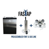 Kegmaster Kegerator SINGLE Tap Stainless Steel FAST TAP Edition