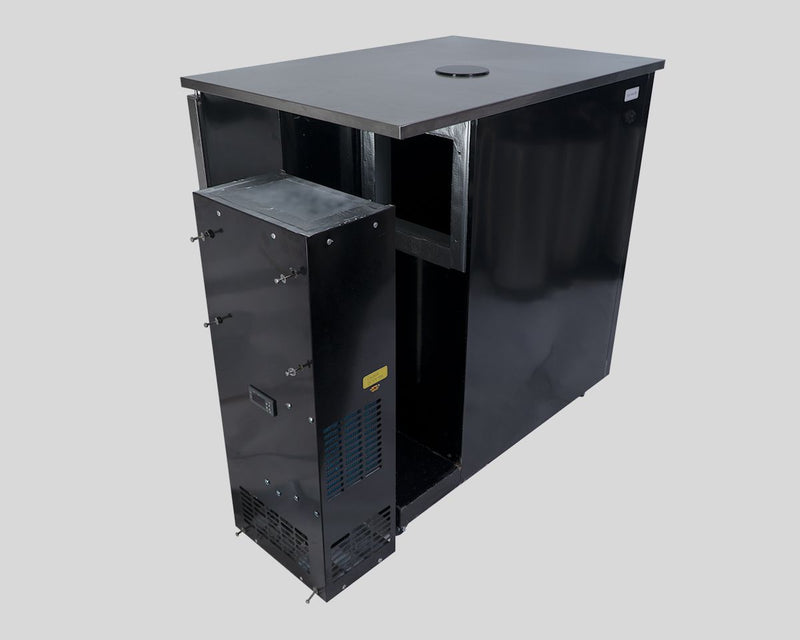 Kegmaster Outdoor Kegerator Solstice Under Bench Kegerator Fridge with Quadruple Tap 4 Taps - Distillery King Australia