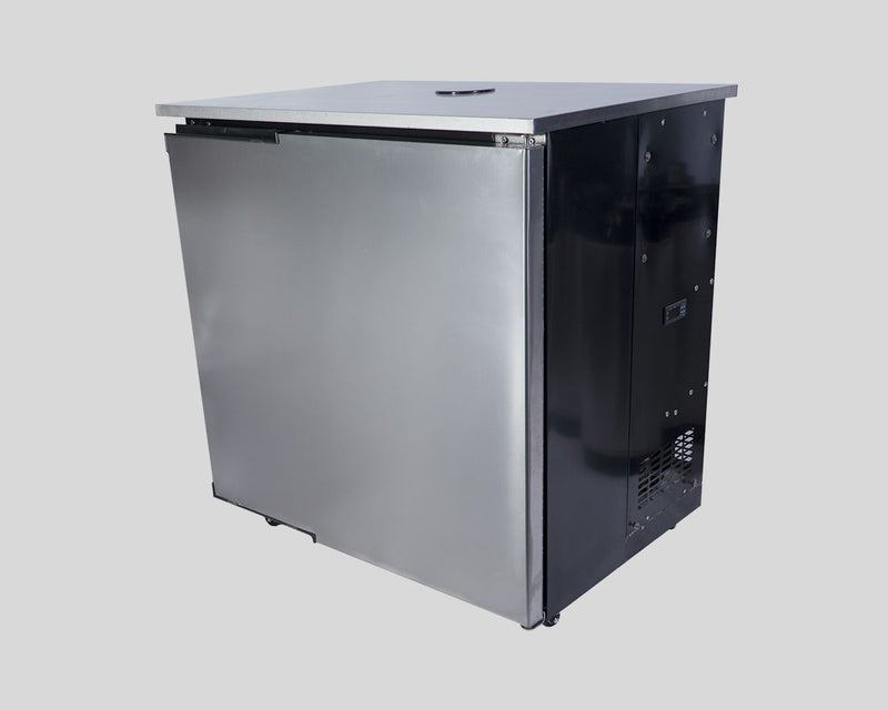 Kegmaster Outdoor Kegerator Solstice Under Bench Kegerator Fridge with Quadruple Tap 4 Taps - Distillery King Australia