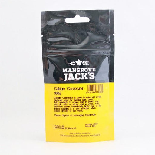 Mangrove Jacks Calcium Carbonate 100g - Distillery King Australia