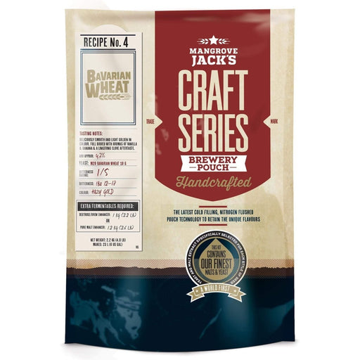 Mangrove Jacks Craft Series Bavarian Wheat Pouch (makes 23L) - Distillery King Australia