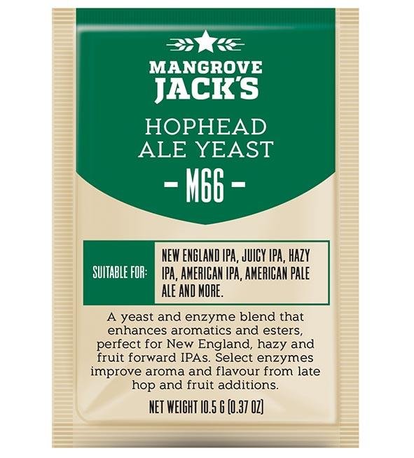 Mangrove Jacks Craft Series M66 Hophead Ale Yeast - 10.5g - Distillery King Australia