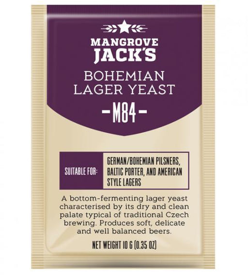 Mangrove Jacks Craft Series Yeast - Bohemia Lager M84 (10g) - Distillery King Australia