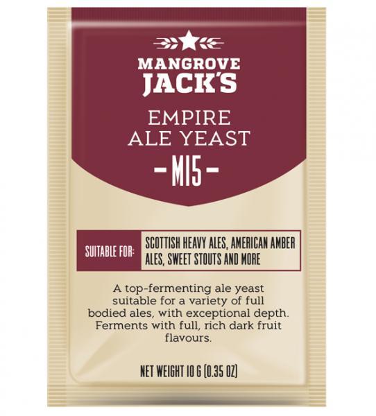 Mangrove Jacks Craft Series Yeast M15 Empire Ale (10g) - Distillery King Australia