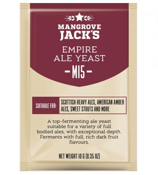 Mangrove Jacks Craft Series Yeast M15 Empire Ale (10g) - Distillery King Australia