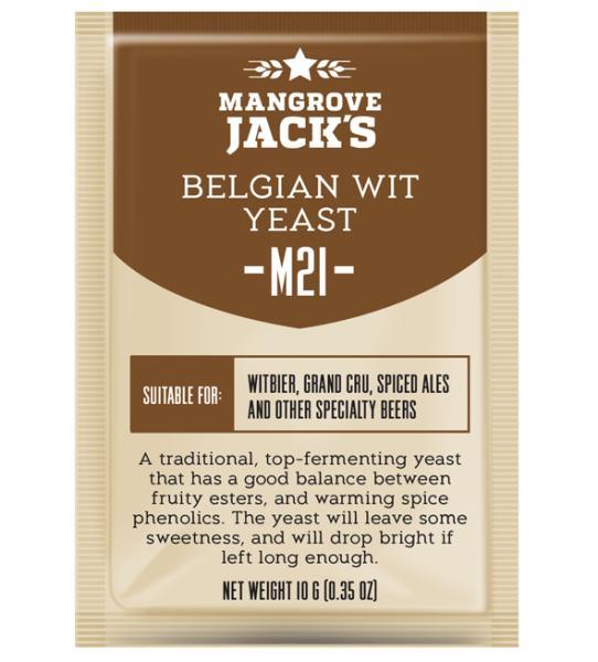 Mangrove Jacks Craft Series Yeast M21 Belgian Wit (10g) - Distillery King Australia