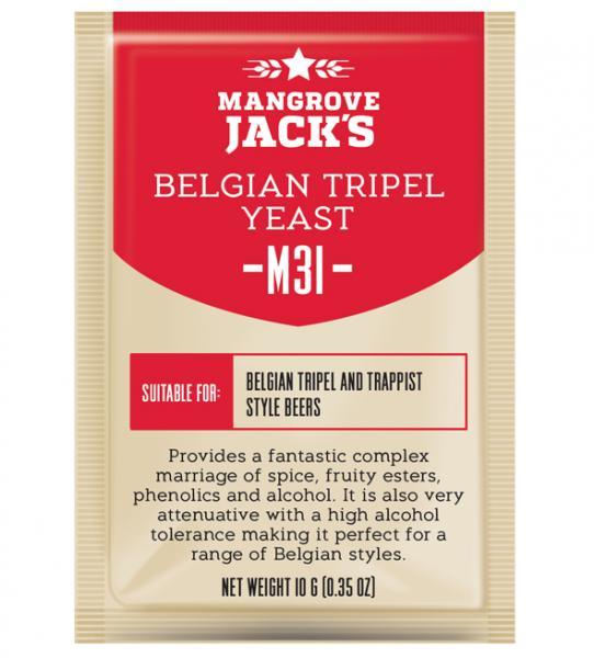 Mangrove Jacks Craft Series Yeast M31 Belgian Tripel (10g) - Distillery King Australia