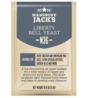 Mangrove Jacks Craft Series Yeast M36 Liberty Bell Ale (10g) - Distillery King Australia