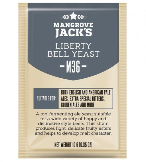 Mangrove Jacks Craft Series Yeast M36 Liberty Bell Ale (10g) - Distillery King Australia