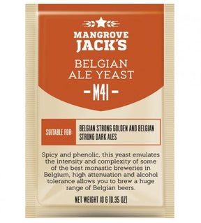 Mangrove Jacks Craft Series Yeast M41 Belgian Ale (10g) - Distillery King Australia