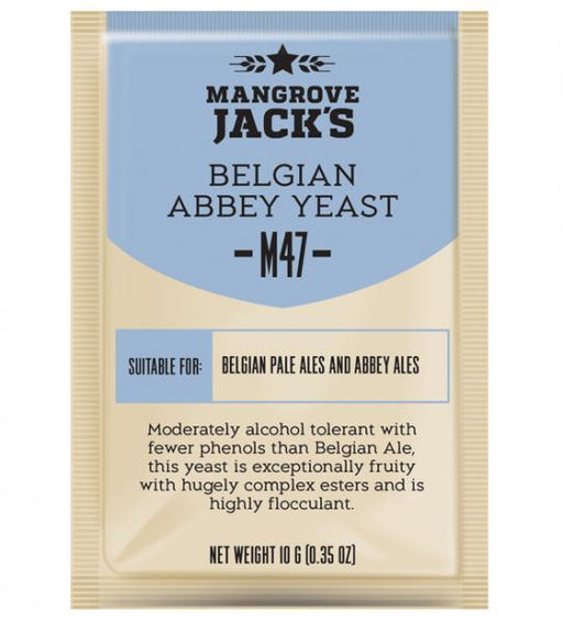 Mangrove Jacks Craft Series Yeast M47 Belgian Abbey (10g) - Distillery King Australia