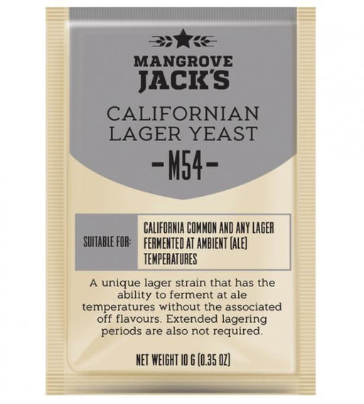 Mangrove Jacks Craft Series Yeast M54 Californian Lager (10g) - Distillery King Australia