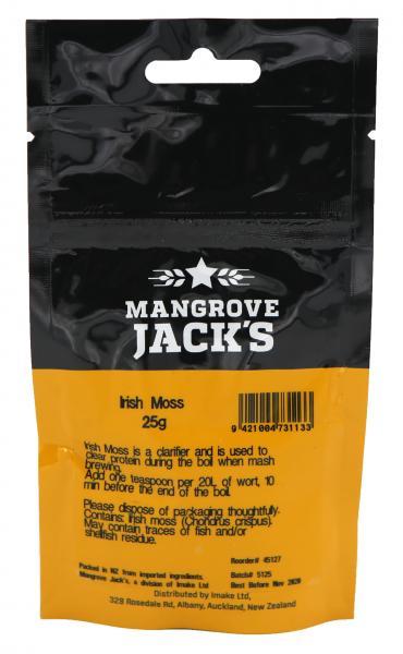 Mangrove Jacks Dry Irish Moss 25g - Distillery King Australia