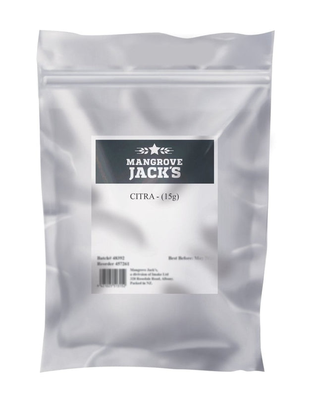 Mangrove Jacks Finishing Hops Citra 15g - Distillery King Australia