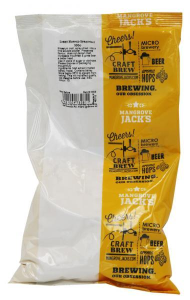 Mangrove Jacks Light Hopped Spraymalt 500g - Distillery King Australia