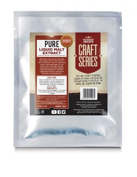 Mangrove Jacks Pure Liquid Malt Extract - Amber (1.5kg) - Distillery King Australia