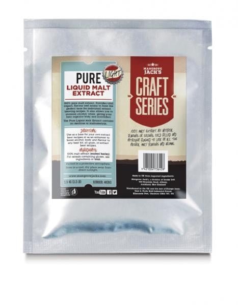 Mangrove Jacks Pure Liquid Malt Extract - Light (1.5kg) - Distillery King Australia