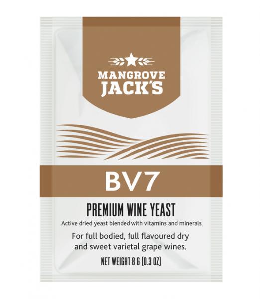 Mangrove Jacks Wine Yeast - BV7 8g - Distillery King Australia