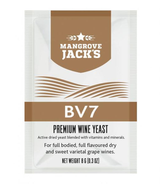 Mangrove Jacks Wine Yeast - BV7 8g - Distillery King Australia