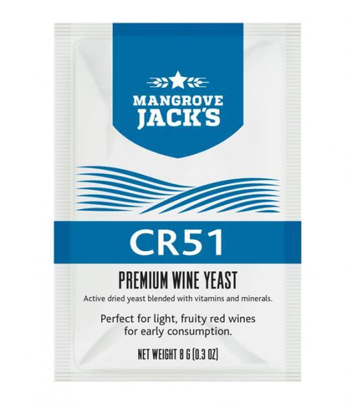 Mangrove Jacks Wine Yeast - CR51 8g - Distillery King Australia