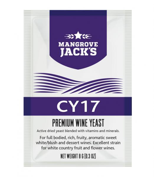 Mangrove Jacks Wine Yeast - CY17 8g - Distillery King Australia