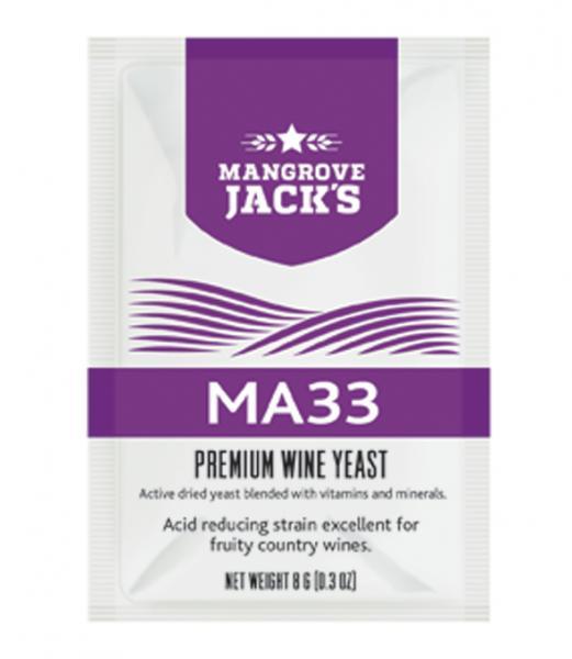 Mangrove Jacks Wine Yeast - MA33 8g - Distillery King Australia