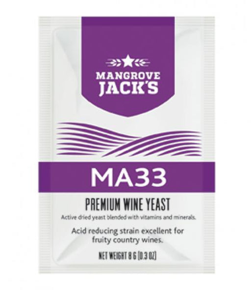 Mangrove Jacks Wine Yeast - MA33 8g - Distillery King Australia