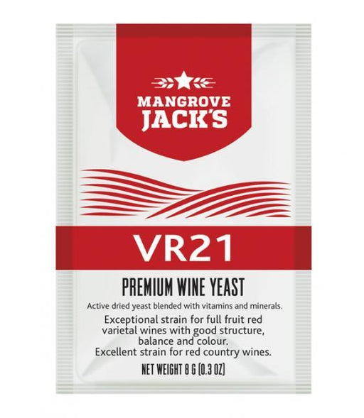Mangroves Jacks Wine Yeast - VR21 8g - Distillery King Australia