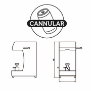 MANUAL Cannular Compact Canning Machine - Bench Top Can Seamer - Distillery King Australia