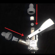 S - Type Coupler - Full Stainless Steel - duotight 5/8" to 8mm push in - Distillery King Australia