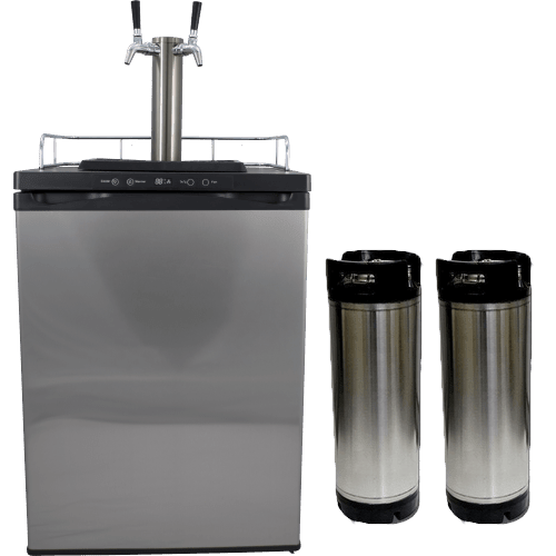 Series 4 Kegerator Double Tap 2x Taps with 2 New Kegs